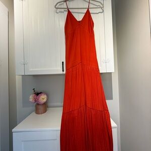 Banana Republic Vibrant Red Maxi Dress